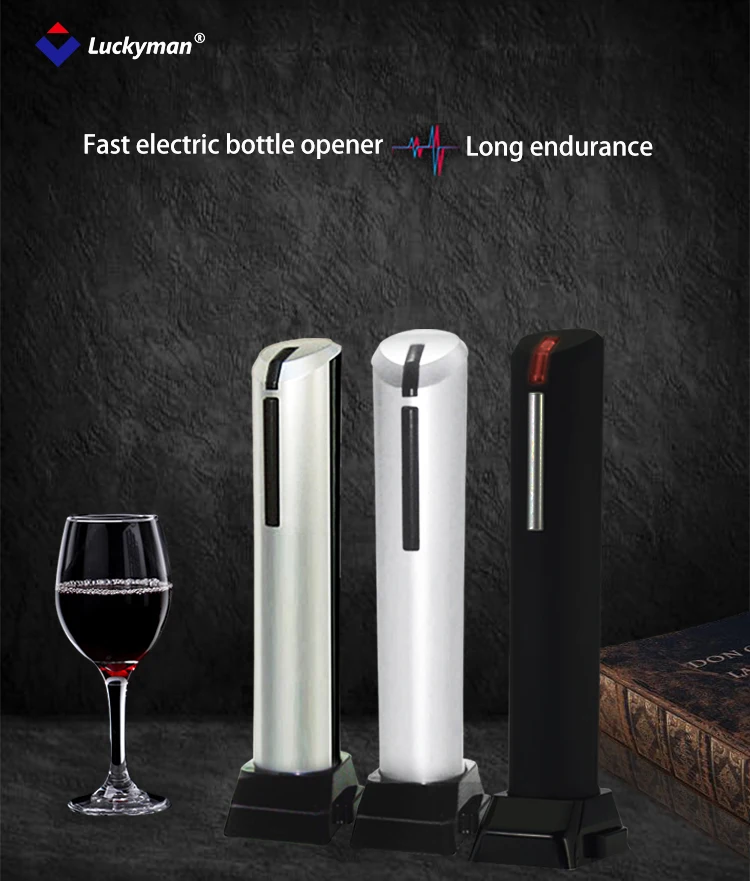 Electric wine opener with foil cutter accessory