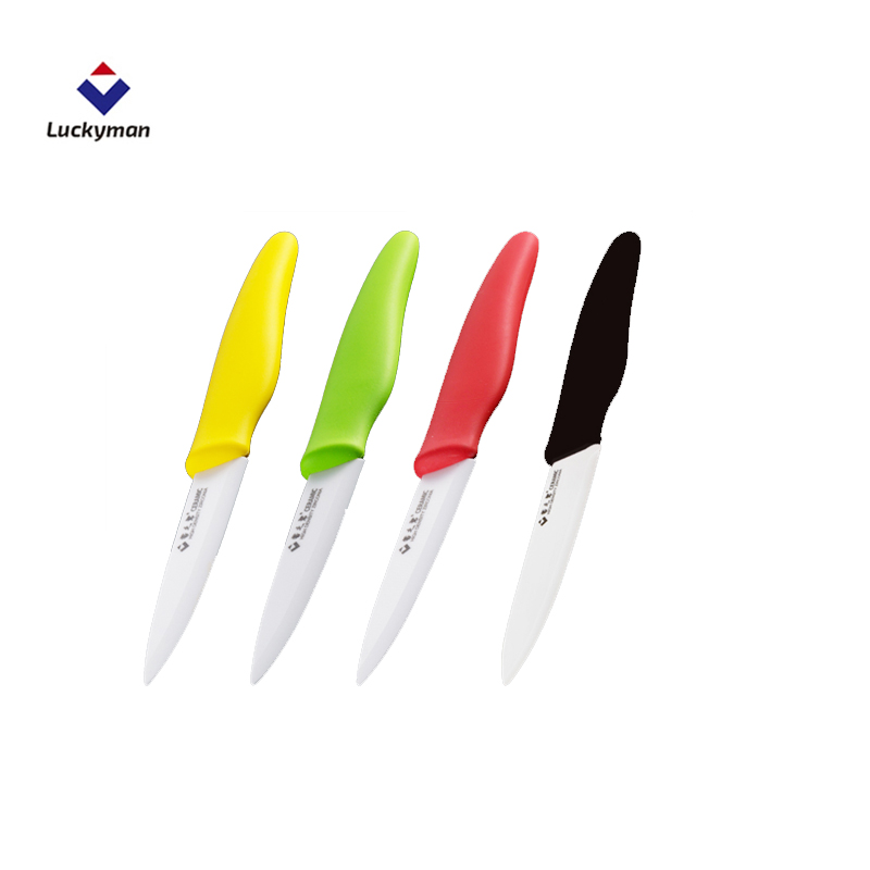 Luckyman Fruit Peeler Knife mini fruit knife blade ceramic with Silica gel Handl - Image 3