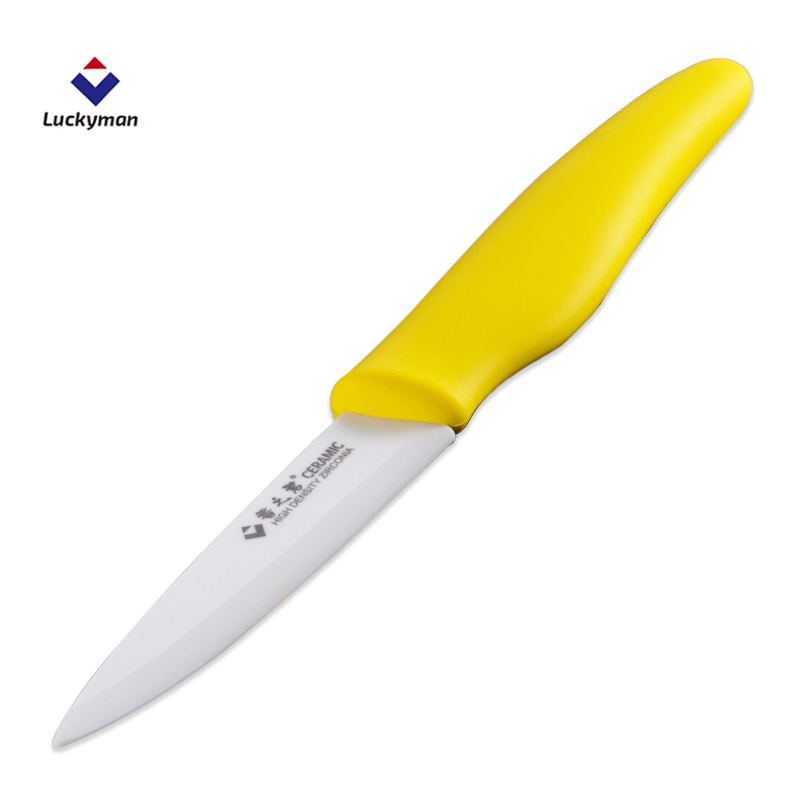 Luckyman Fruit Peeler Knife mini fruit knife blade ceramic with Silica gel Handl - Image 2