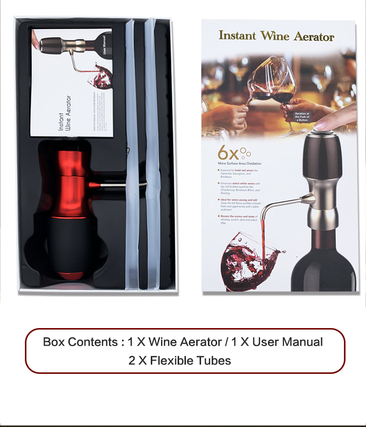 Portable Electric Wine Aerator and Decanter