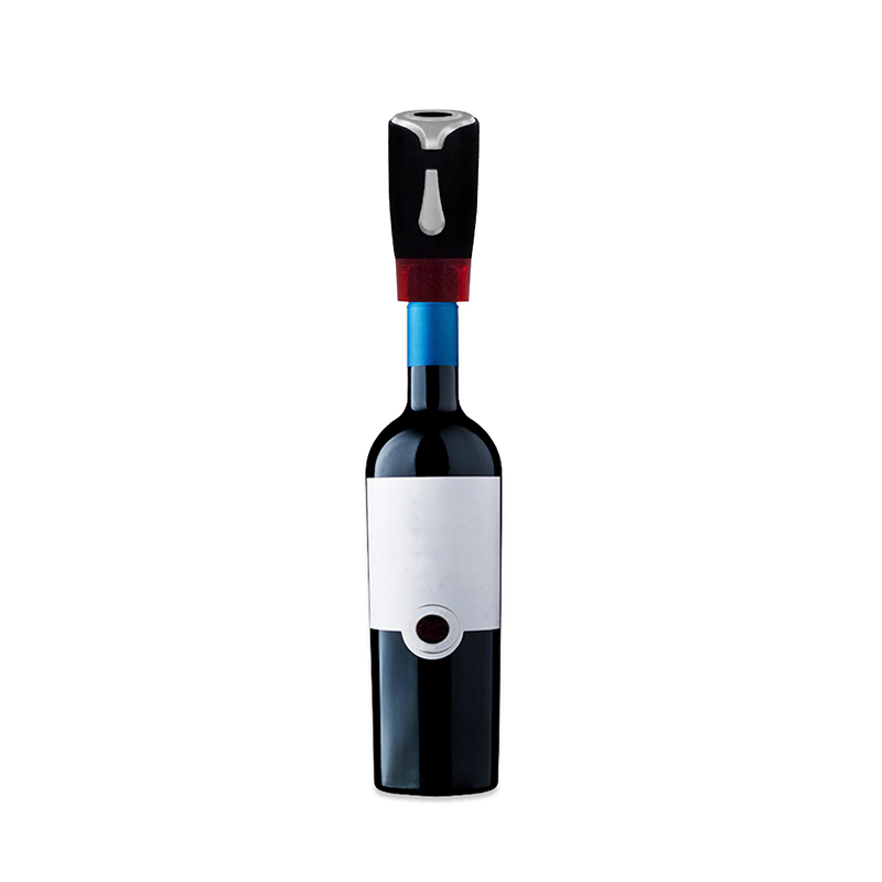 Luckyman Hot Sale Automatic Air Pump Wine Accessories With Foil Cutter Vacuum Stopper - Image 2