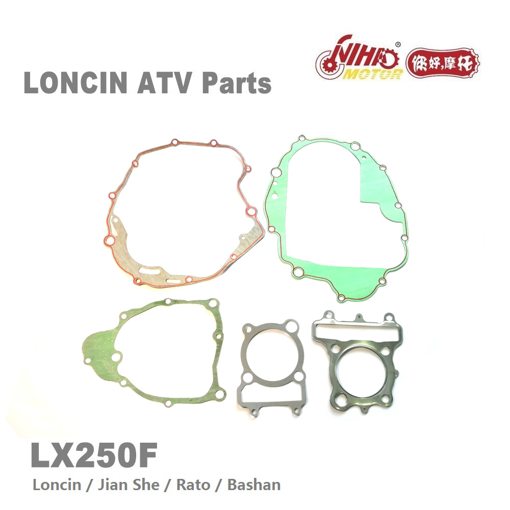 LX-118 LONCIN ATV PARTS Gasket set LX250 LC171FMM LX250F 250cc Quad GoKarts Engine Spare F - Image 2