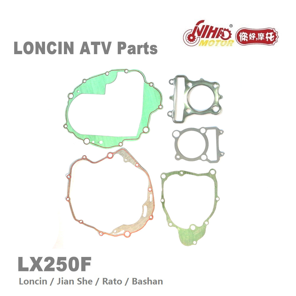 Complete gasket set for 250cc ATV engine
