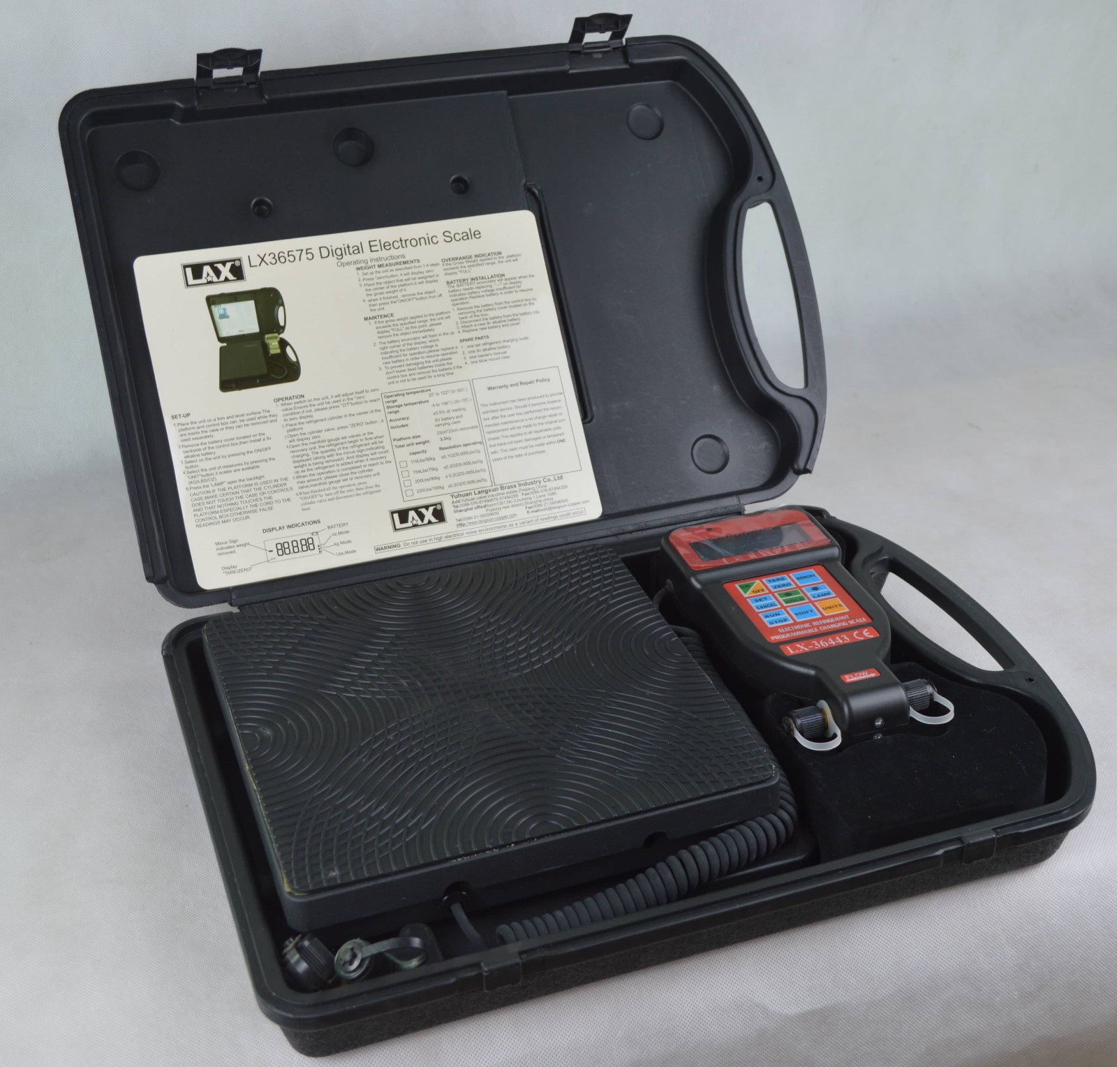 LX36443 AC Digital programmable charging scales - Image 3