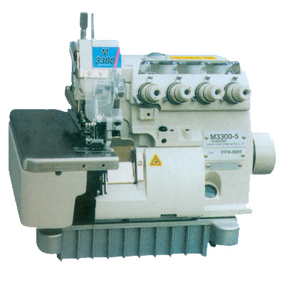 Five-Thread Overlock Sewing Machine for Thick Fabric
