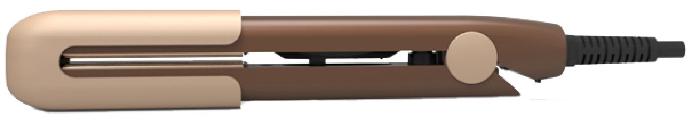 Mini Hair Straightener with Digital Display