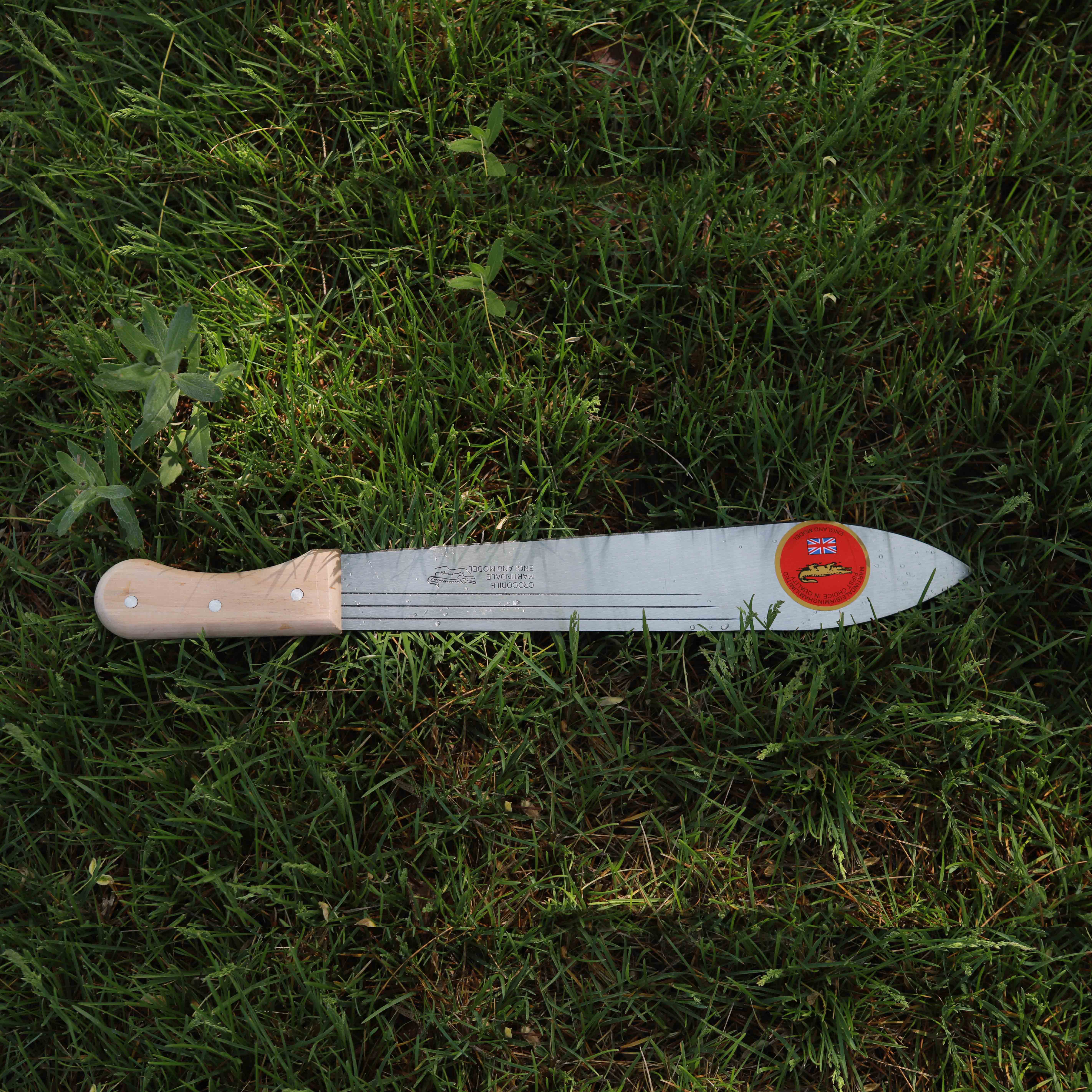Machete with Wooden Handle