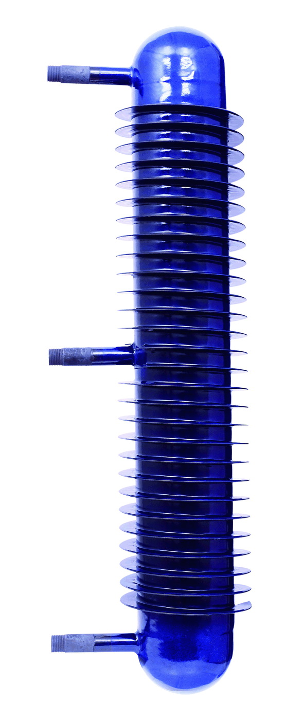 Cylindrical Machine Tool Cooling Component with Finned Heat Exchanger