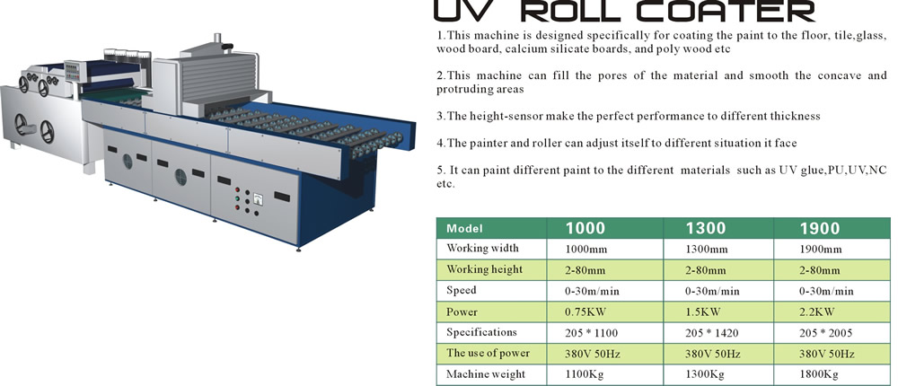 UV Roll Coating Machine
