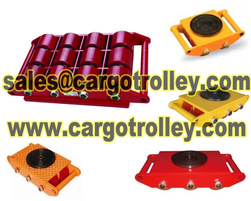 Heavy Machinery Dolly with Rotating Platform