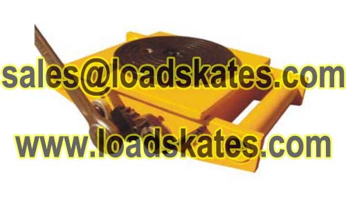 Machinery Moving Dolly with Rotating Top