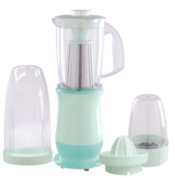 Multi-Functional Food Processor with Juicer and Grinder Attachments