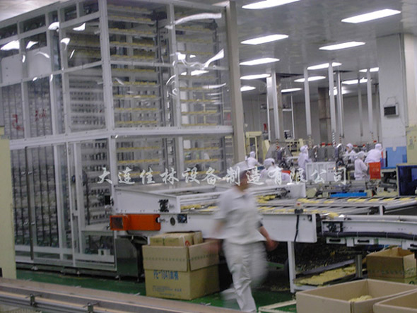Automated Food Processing System with Conveyor