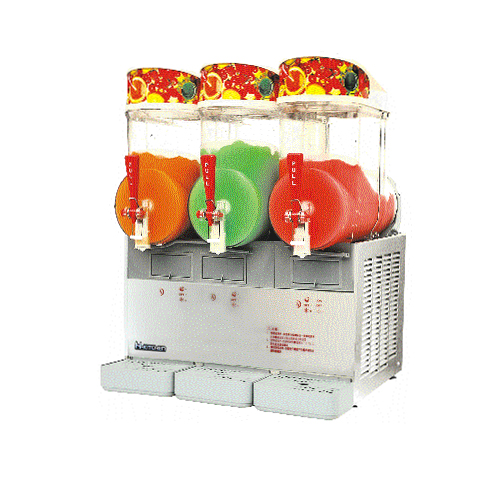 Three-Bowl Slush Machine with Independent Temperature Control