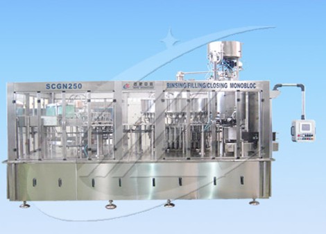 Monobloc Bottle Rinsing, Filling, and Closing System