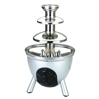 Three-Tier Stainless Steel Chocolate Fountain