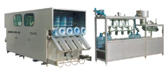 Automatic Bottle Filling and Washing Machine