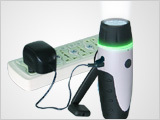 LED Rechargeable Flashlight with Charging Base