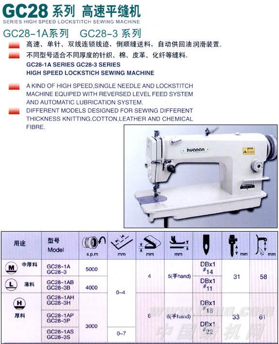 High-Speed Lockstitch Sewing Machine