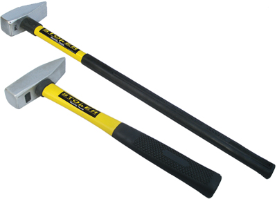 Fiberglass Handle Machinist Hammer with Rubber Grip
