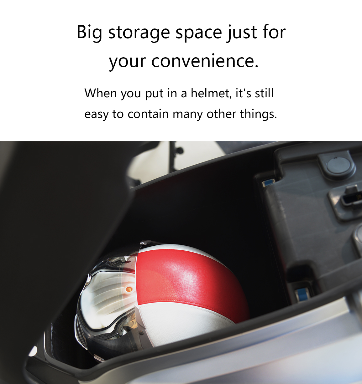 Under-seat storage compartment