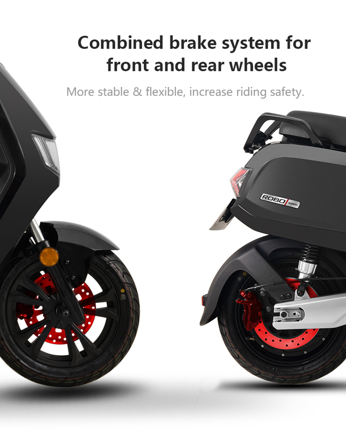 Combined braking system illustration