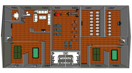 Recreation Hall Floor Plan