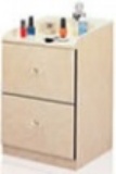 Wooden Manicure Table with Drawers