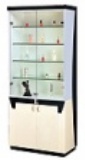 Freestanding Glass Display Cabinet with Storage
