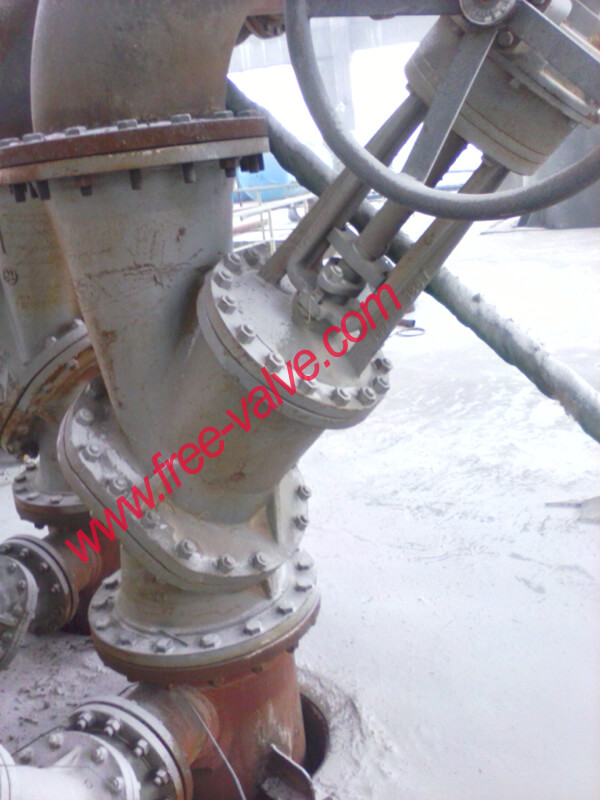 Manual Operation Y Type Slurry Valve for Alumina Industry - Image 2