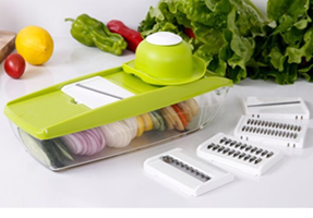 Manual Plastic Multi Function Spiral Vegetable Slicer - Image 3
