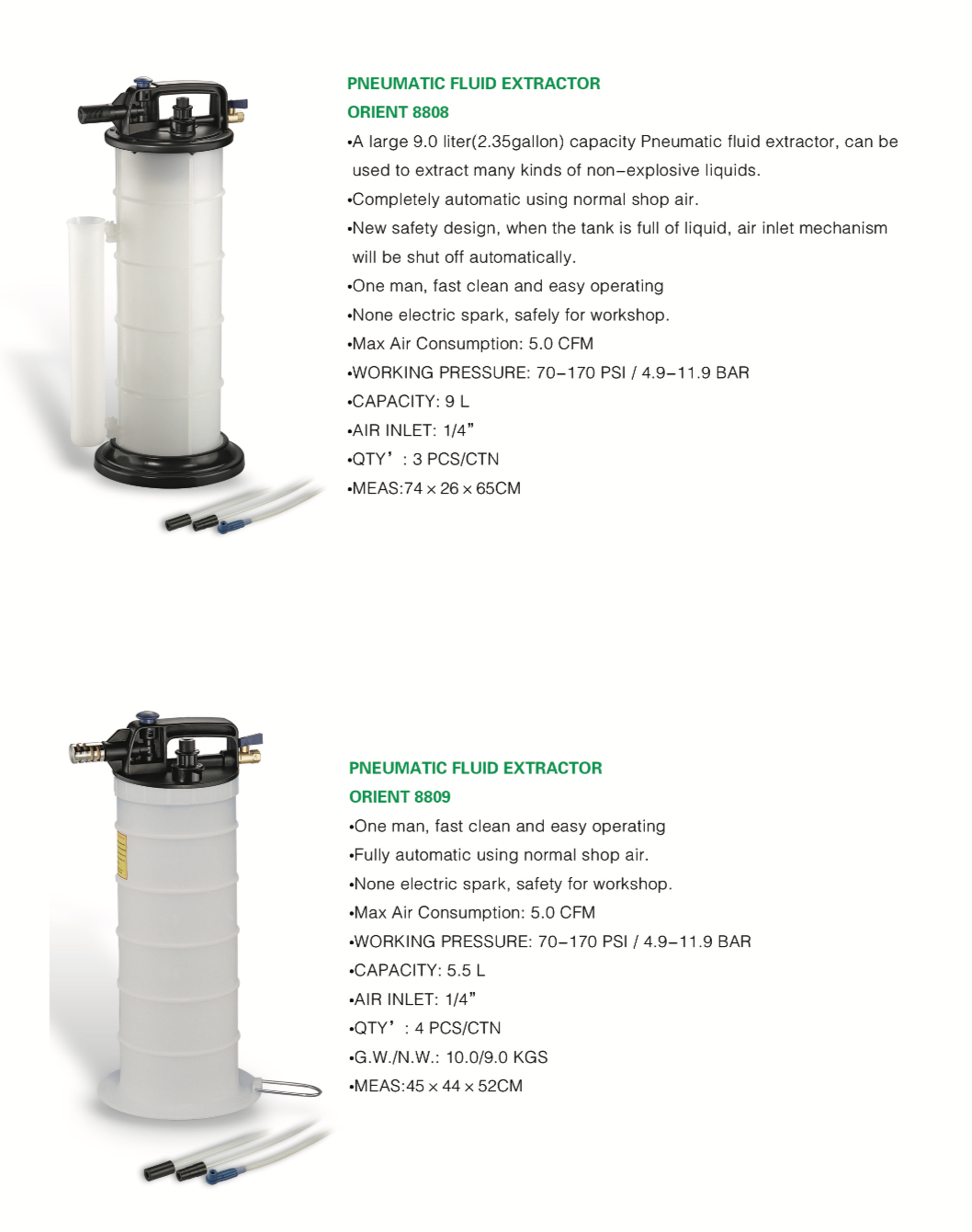 Manual & Pneumatic Fluid Extractor - Image 2