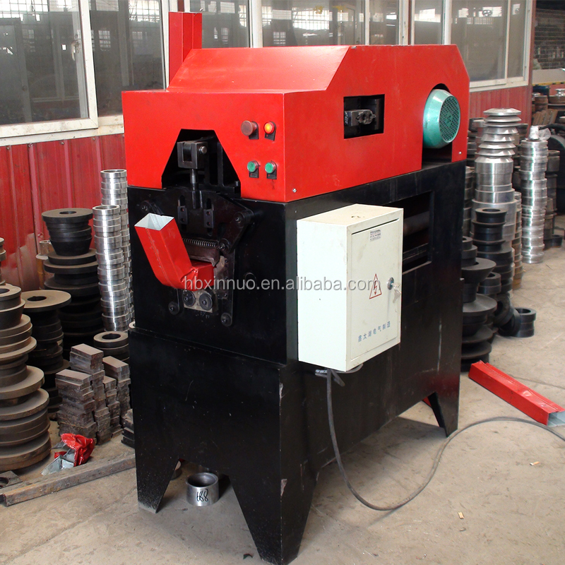 Automatic sheet forming roll machine with red and black frame