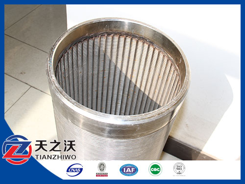 SS304 Wedge Wire Screen Pipe for Wells
