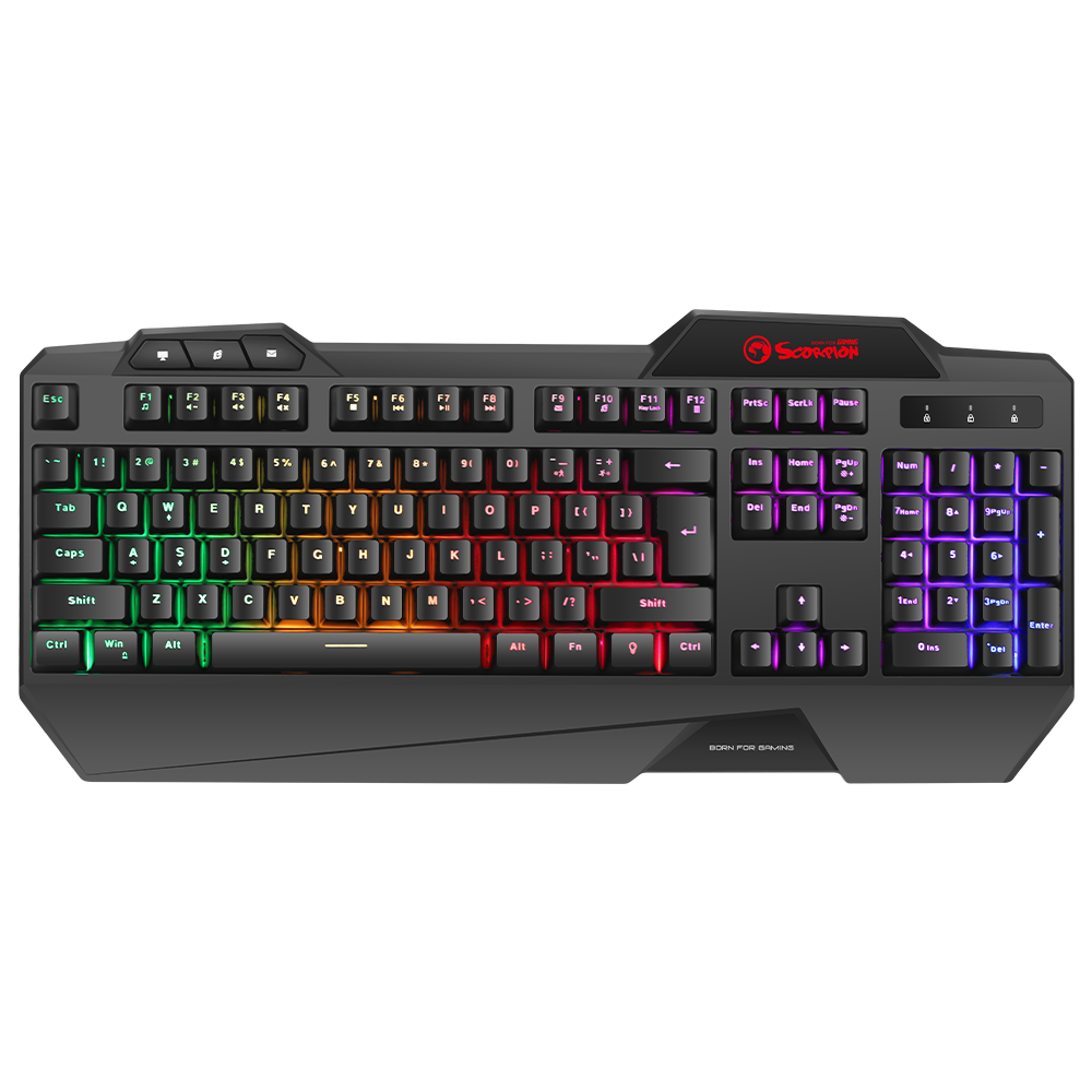 Wired Gaming Keyboard Mouse and Pad Combo
