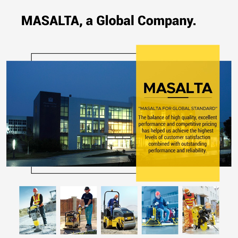 Masalta Tamping Rammer Machine MR60H With Honda GX100 Petrol Engine Rammers Compactor - Image 2