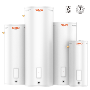 Commercial electric water heater unit in a professional setting
