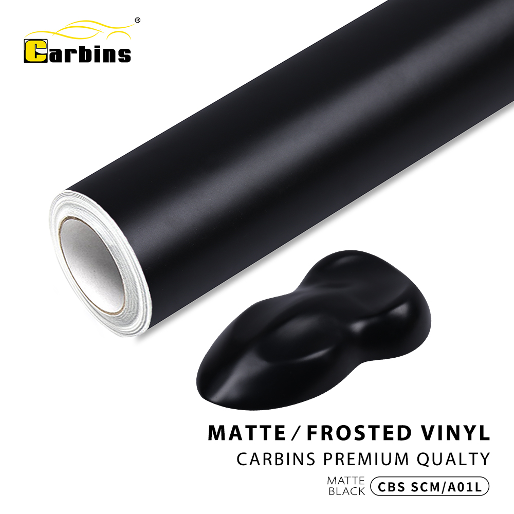 Matte Black Automotive Vinyl Wrap Film