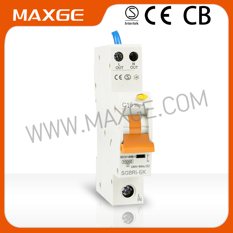 Residual Current Circuit Breaker with Overload Protection