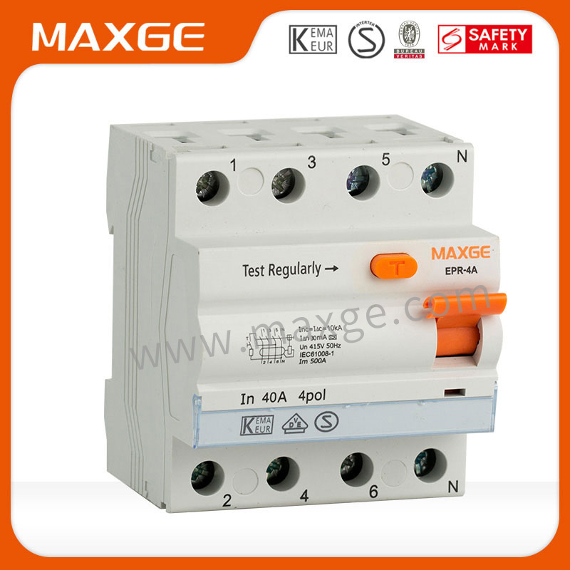 Residual Current Circuit Breaker with Overload Protection