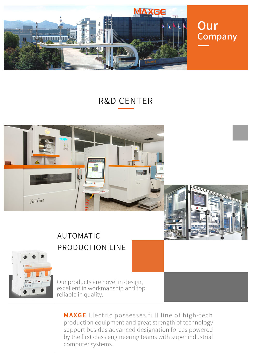High-tech production equipment used for manufacturing fuse holders