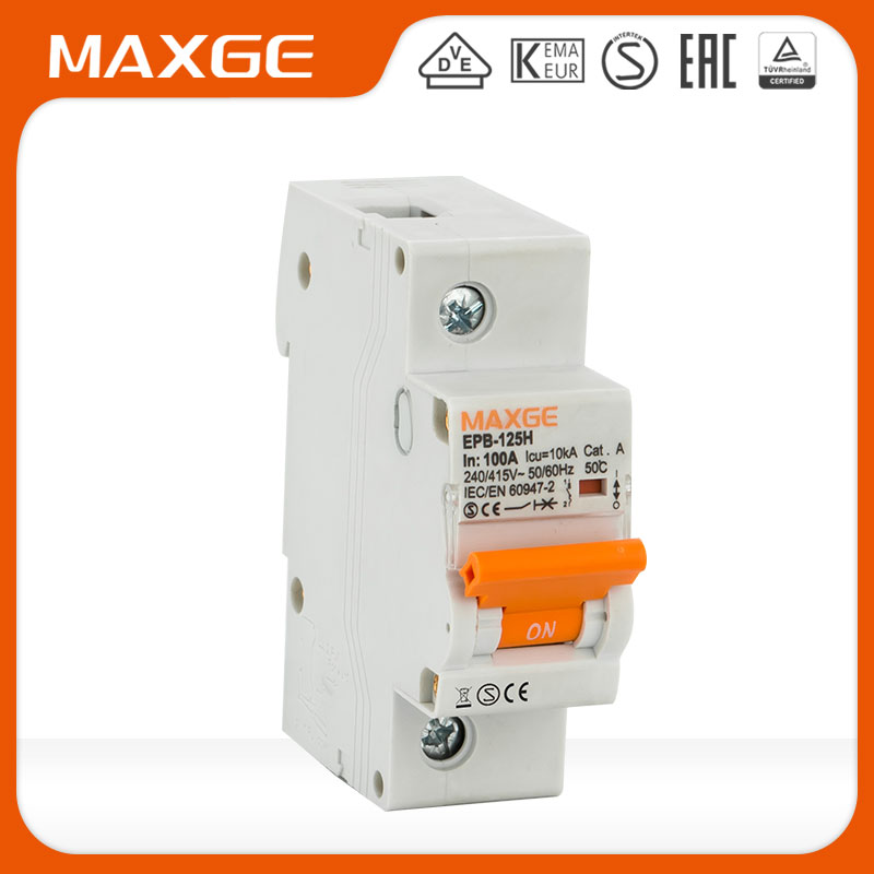 MAXGE High Rated HR MCB Nc-125h MCB Miniature Circuit Breaker with Semko & CE Certified - Image 3