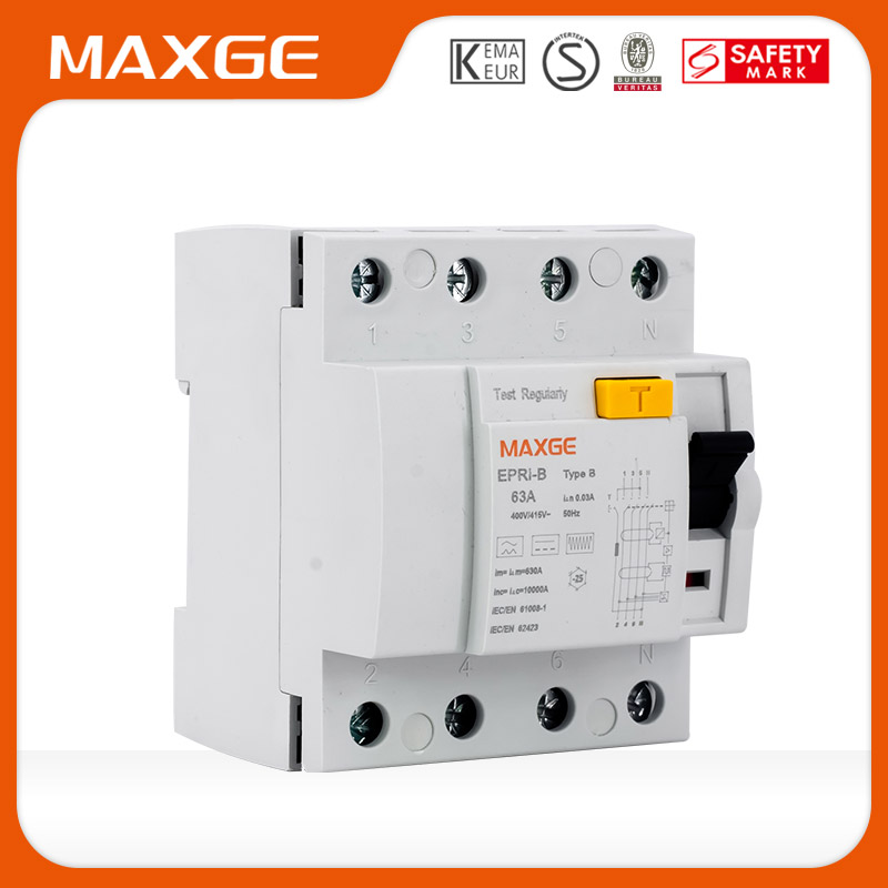 Type B Residual Current Circuit Breaker 4P 40A