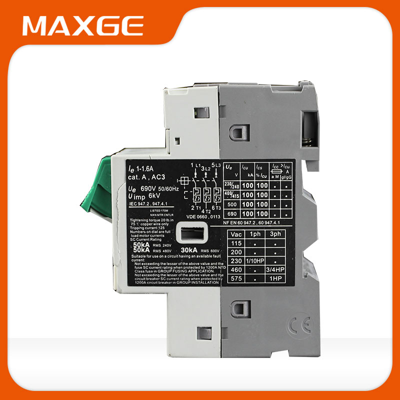 MAXGE Sgv2-Me08 Motor Protection Circuit Breaker MPCB" - Image 2
