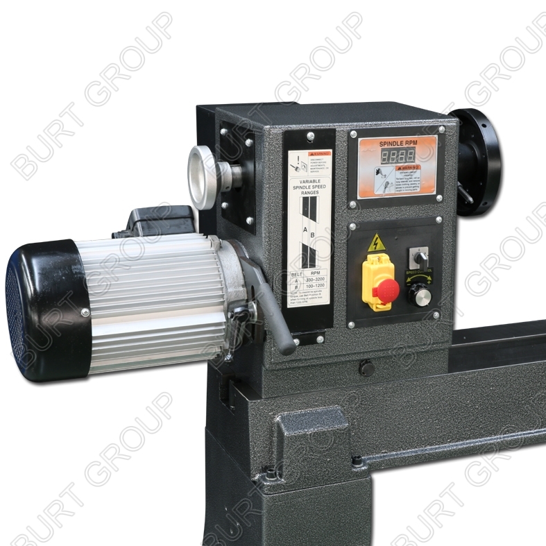 MC2242VF ELECTRONIC VARIABLE SPEED 22x42" WOOD LATHE 2200W WITH TAIWAN DELTA INVERTER - Image 3