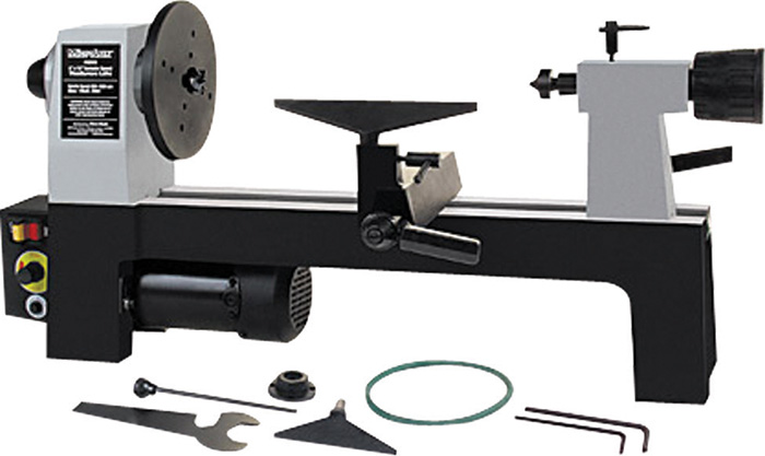 Wood Lathe with Variable Speed Control