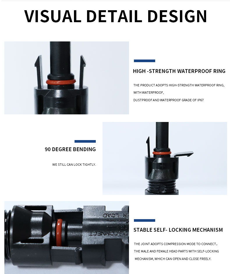 Self-locking mechanism of the MC4 connector