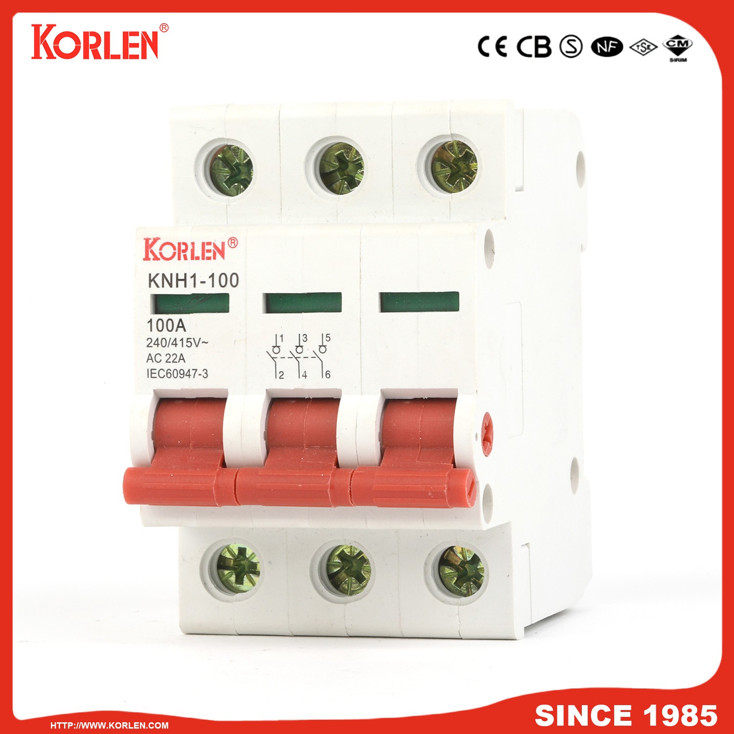 MCB Type Isolator Switch Main Switch DIN Type for Distribution Box - Image 3