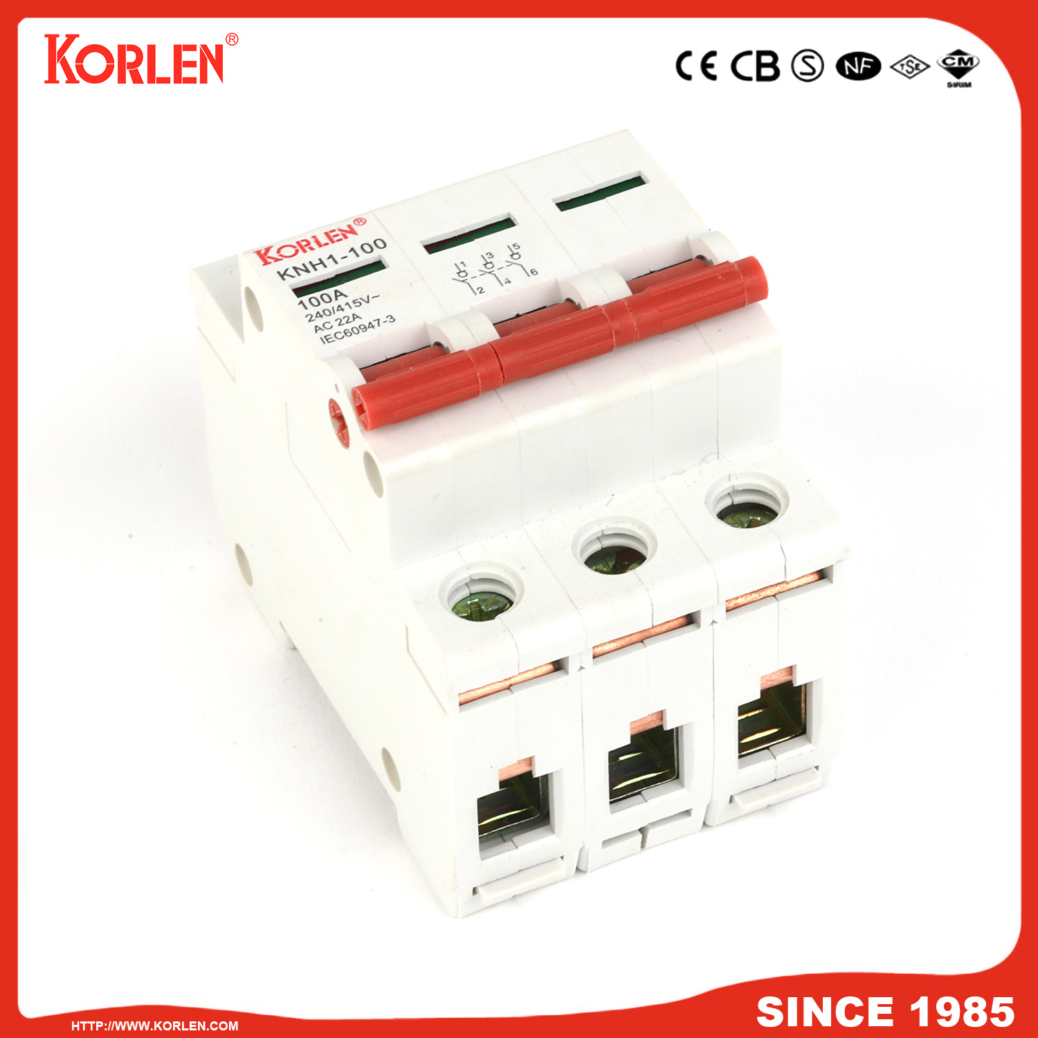MCB Type Isolator Switch Main Switch DIN Type for Distribution Box - Image 2
