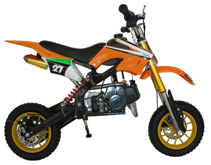 Kids' Off-Road Dirt Bike with Air-Cooled Engine